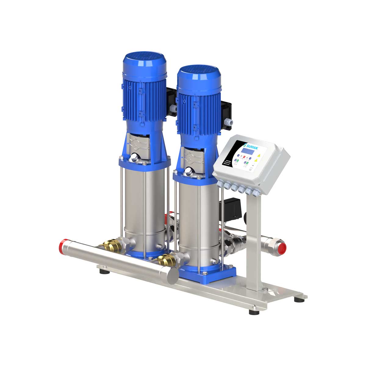Vertical Shaft Multistage Hydrophores with Digital Panels